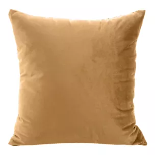 Poszewka na poduszkę 40x40 cm welwetowa złota z połyskiem miękka i puszysta MELANIE