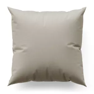 Poszewka szyta ciemnobeżowa z miękkiej tkaniny w drobny wzór jodełkowy