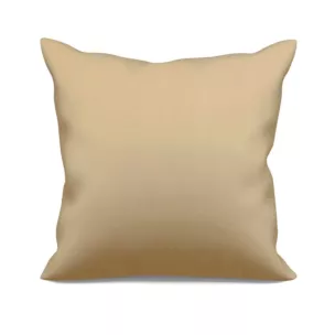 Poszewka szyta pomarańczowa z matowej gładkiej tkaniny