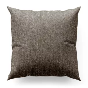 Poszewka szyta SAFIRA brązowa z moherowej połyskującej tkaniny