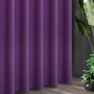 Tkanina zasłonowa, miękka welurowa, jednokolorowa