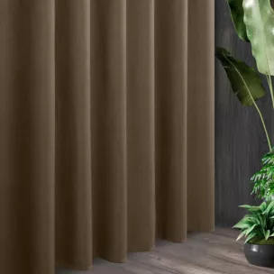 Tkanina zasłonowa zdobiona drobnym strukturalnym wzorem