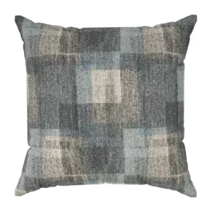 Poszewka szyta czarno złota z tkaniny w elegancki wzór przetykany błyszczącą nicią Italissima Eva Minge