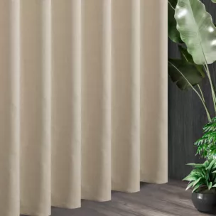 Tkanina zasłonowa o grubszym widocznym splocie