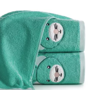 Ręcznik kąpielowy dziecięcy 50x90 cm bawełniany kolor miętowy 450 g/m2 BABY 71