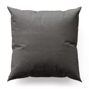Poszewka szyta grafitowa z gładkiej, zaciemniającej tkaniny z wyraźnym splotem