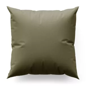 Poszewka szyta jasnobeżowa z gładkiej zaciemniającej tkaniny typu dimout