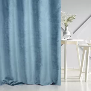 Tkanina zasłonowa gruby, miękki welwet o matowym wykończeniu z kolekcji Eva Minge