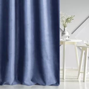 Tkanina zasłonowa gruba welwetowa o matowej powierzchni z kolekcji Pierre Cardin