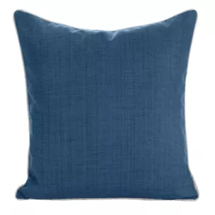 Poszewka na poduszkę 45x45 cm z gładkiej tkaniny wodoodpornej granatowa idealna do ogrodu i na taras GARDEN 3