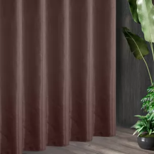 Tkanina zasłonowa z ozdobnym splotem i dodatkiem błyszczącej nici