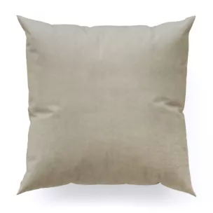 Poszewka szyta ITALIA brązowa z tkaniny welwetowej o delikatnym połysku