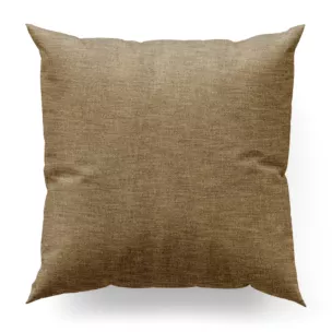 Poszewka szyta miodowa tkanina o naturalnym charakterze z efektem melanżu