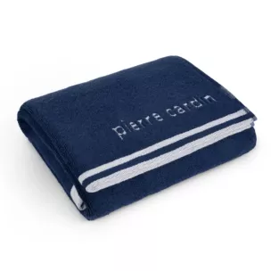 Ręcznik kąpielowy 50x90 cm bawełniany kolor granatowy z kolekcji Pierre Cardin