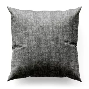 Poszewka szyta CANDY grafitowa z tkaniny z strukturalnym spolotem