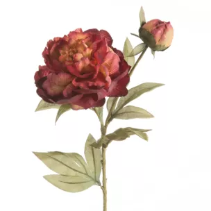 PIWONIA Sztuczny kwiat do salonu