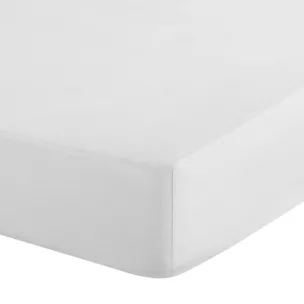 Prześcieradło z gumką 100x200 cm z mikrowłókna kolor biały 90 g/m2 SOFT Design 91