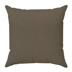 Poszewka szyta jasnobrązowa z miękkiej tkaniny o welurowej strukturze