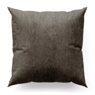 Poszewka szyta beżowa z tkaniny o szenilowej strukturze