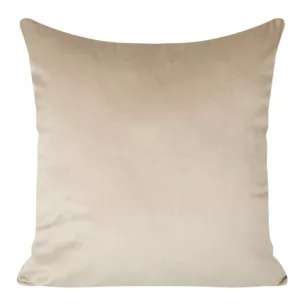 Poszewka na poduszkę 40x40 cm welwetowa kremowa PIERRE