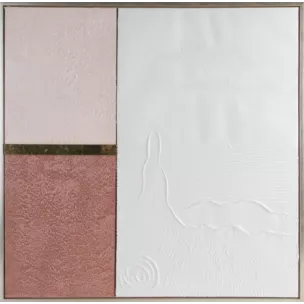 Obraz GEOMETRIC 3 abstrakcyjny ręcznie malowany na płótnie kolaż