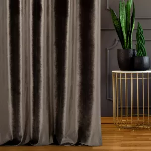 Tkanina zasłonowa, miękka welwetowa z połyskiem z kolekcji Eva Minge