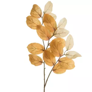 Gałązka o ozdobnych liściach, kwiat sztuczny dekoracyjny