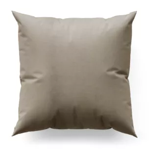 Poszewka szyta beżowa z gładkiego, matowego welwetu