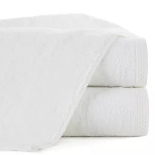 Ręcznik kąpielowy 50X90 cm bawełniany kolor biały 500 g/m2 HARMONY