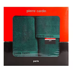 Zestaw ręczników bawełnianych na prezent 3 szt kolor turkusowy 430 g/m2 EVI Pierre Cardin