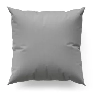 Poszewka szyta platynowa z tkaniny o grubym splocie