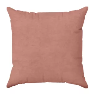 Poszewka na wymiar DORA - HIT różowa z miękkiej tkaniny o welurowej strukturze