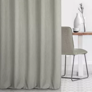 Zasłona szyta na taśmie 5 cm naturalna z miękkiej tkaniny z efektem melanżu