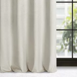 Zasłona ELIZA z miękkiego welwetu z drobnym wytłaczanym wzorkiem