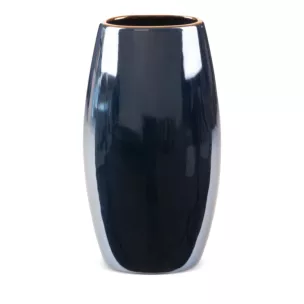 Wazon ceramiczny AMORA 1 o lśniącej powierzchni ze złotym detalem