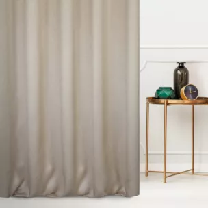 Zasłona szyta na taśmie 5 cm złocista z eleganckiej błyszczącej tkaniny