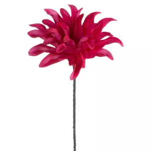 Kwiat sztuczny ciemnoróżowy z plastycznej pianki foamiran 60 cm