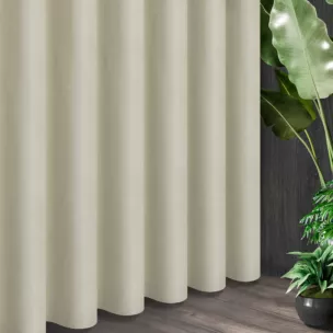 Tkanina zasłonowa z welwetu zaciemniająca, 100% BLACKOUT z kolekcji Pierre Cardin