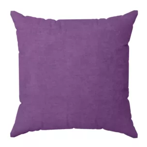 Poszewka szyta DORA - HIT fioletowa z miękkiej tkaniny o welurowej strukturze