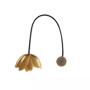 Komplet 2 szt. magnesów zdobionych kwiatem