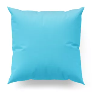 Poszewka szyta turkusowa z tkaniny trudnopalnej, zaciemniającej, typu blackout