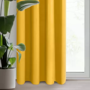 DESIGN 91 Zasłona PARISA z gładkiej tkaniny zaciemniającej typu BLACKOUT