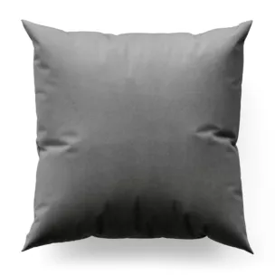 Poszewka szyta srebrna z gładkiego, matowego welwetu