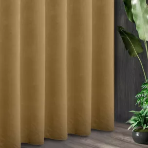 Tkanina zasłonowa ADORE gładka i miękka w dotyku o welurowej strukturze