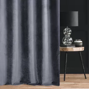 Tkanina zasłonowa gruby, miękki welwet o matowym wykończeniu z kolekcji Pierre Cardin