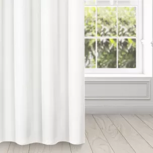 Zasłona biała z matowej gładkiej tkaniny 140x250 cm przelotka - RITA