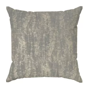 Poszewka szyta popielato złota z eleganckiej tkaniny o prostym splocie z połyskującym dodatkiem