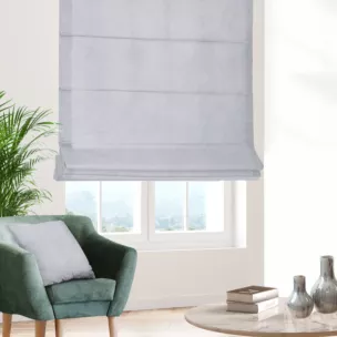 Roleta rzymska WALDO naturalna ze szlachetnej grubej tkaniny welwetowej o gramaturze 400g/m2