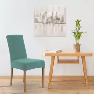 DESIGN 91 Pokrowiec na krzesło o strukturze kratki nie wchłaniający wilgoci