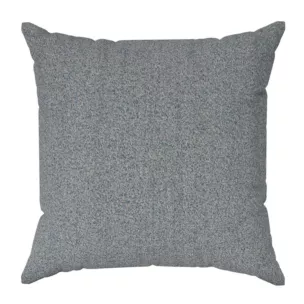 Poszewka szyta granatowa z tkaniny typu bukla z efektem melanżu